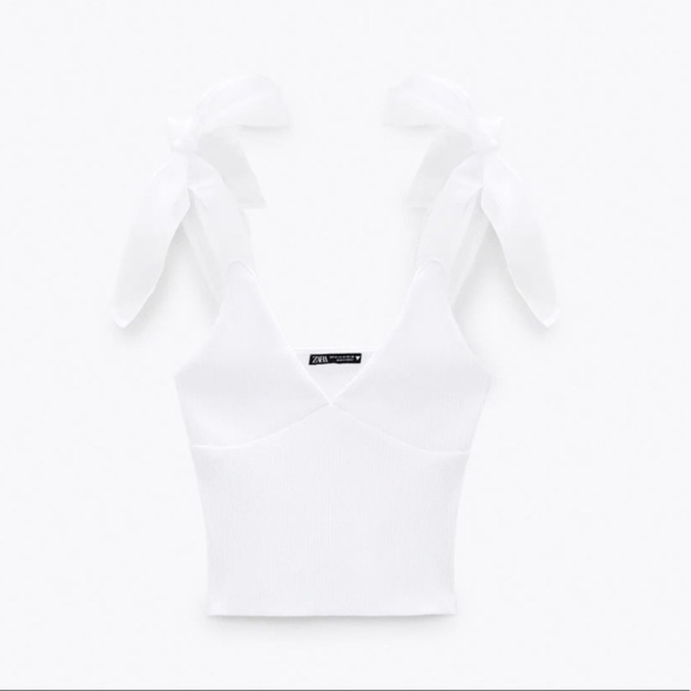 Zara Organza Bow Top